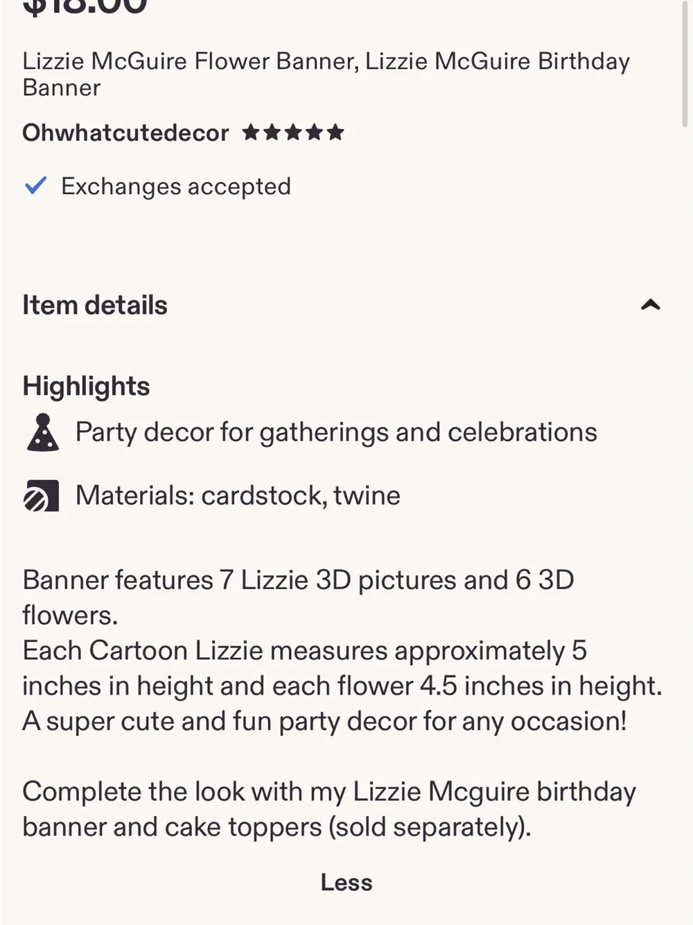 Lizzie McGuire banner